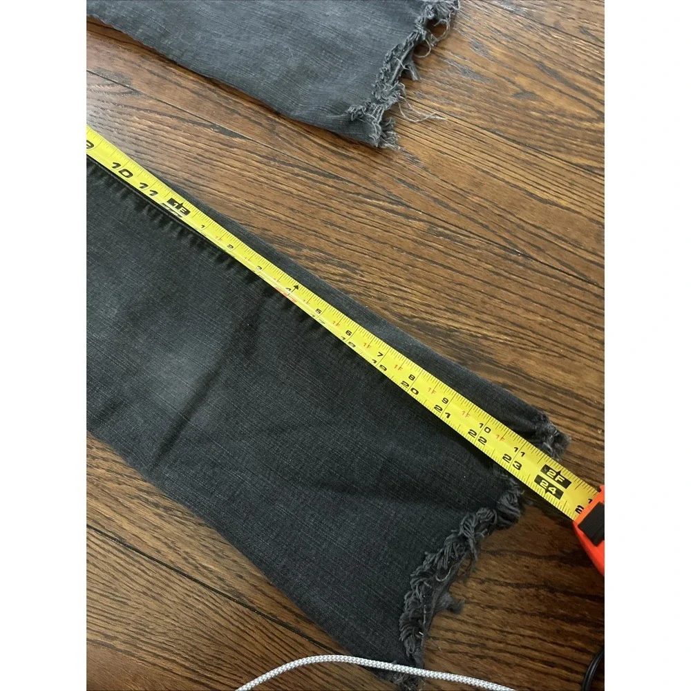 Madewell Cali Demi Boot Women's 27p Black Stretch Denim Bootcut Jeans High Rise